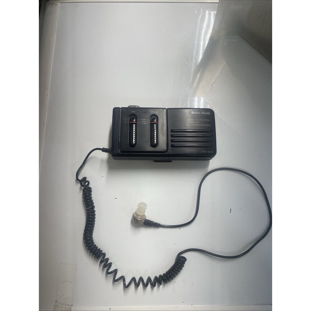 Radio Shack - Voice Actuated Audionic FM Transceiver -‎ TRC-508 - 49.845MHz